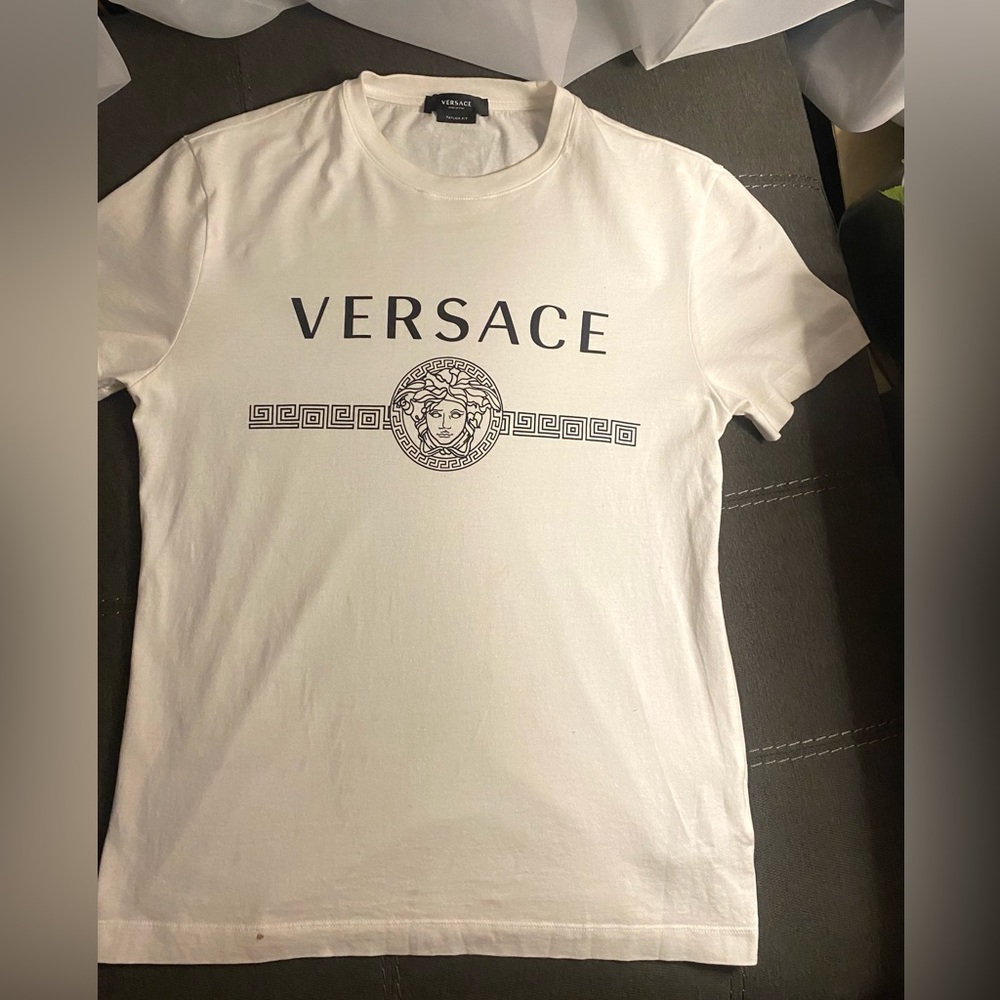Versace Medusa Logo Printed T-shirt
